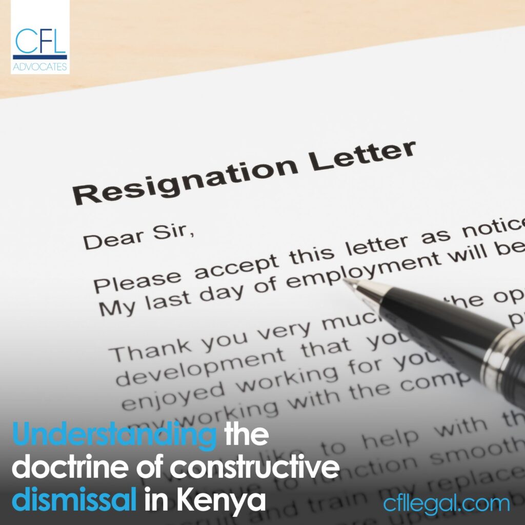 constructive dismissal in Kenya